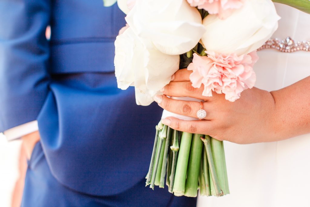 bouquet and ring