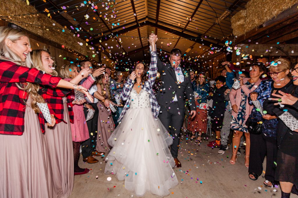 Wedding Confetti Exit